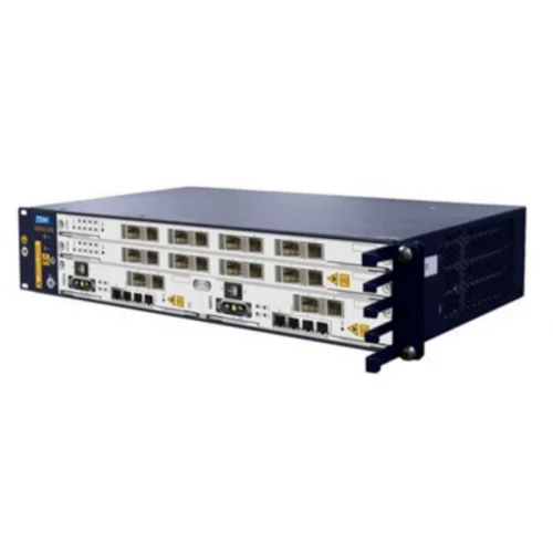 2RU шасси ZTE OLT GPON, 2 слота для установки интерфейсных модулей, 8 GPON портов, DC